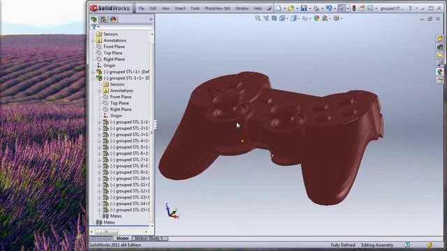 Importing STL Files into SolidWorks  