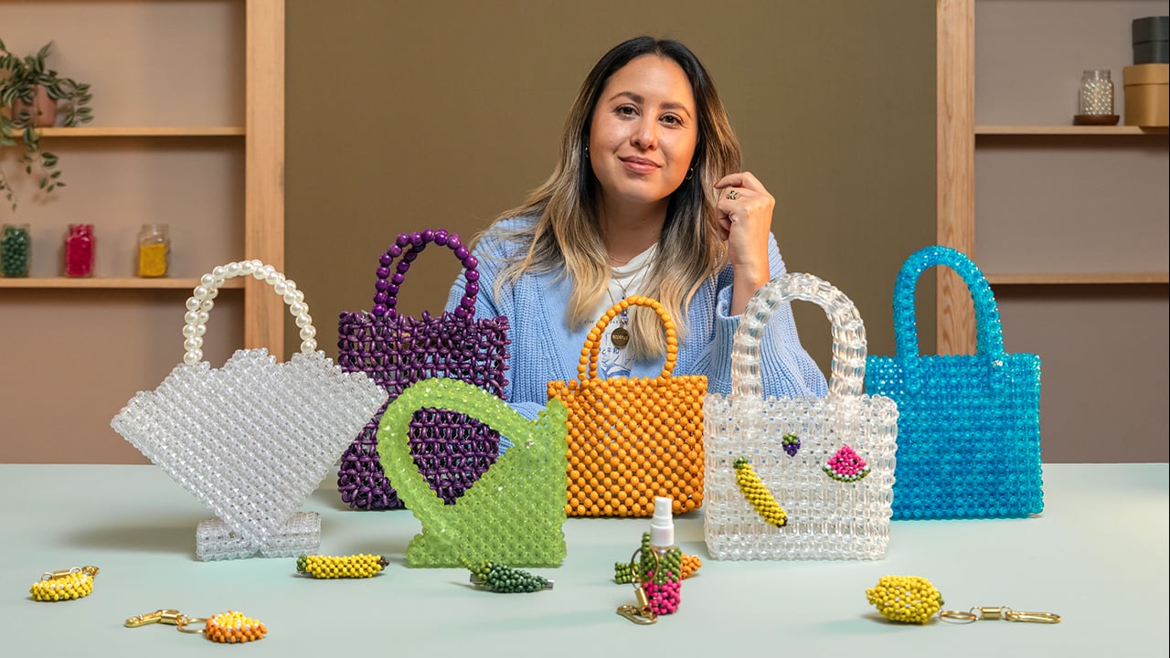 Clear PVC DIY Tote Bag Handbag Making Kit Handmade Gift Bags Craft