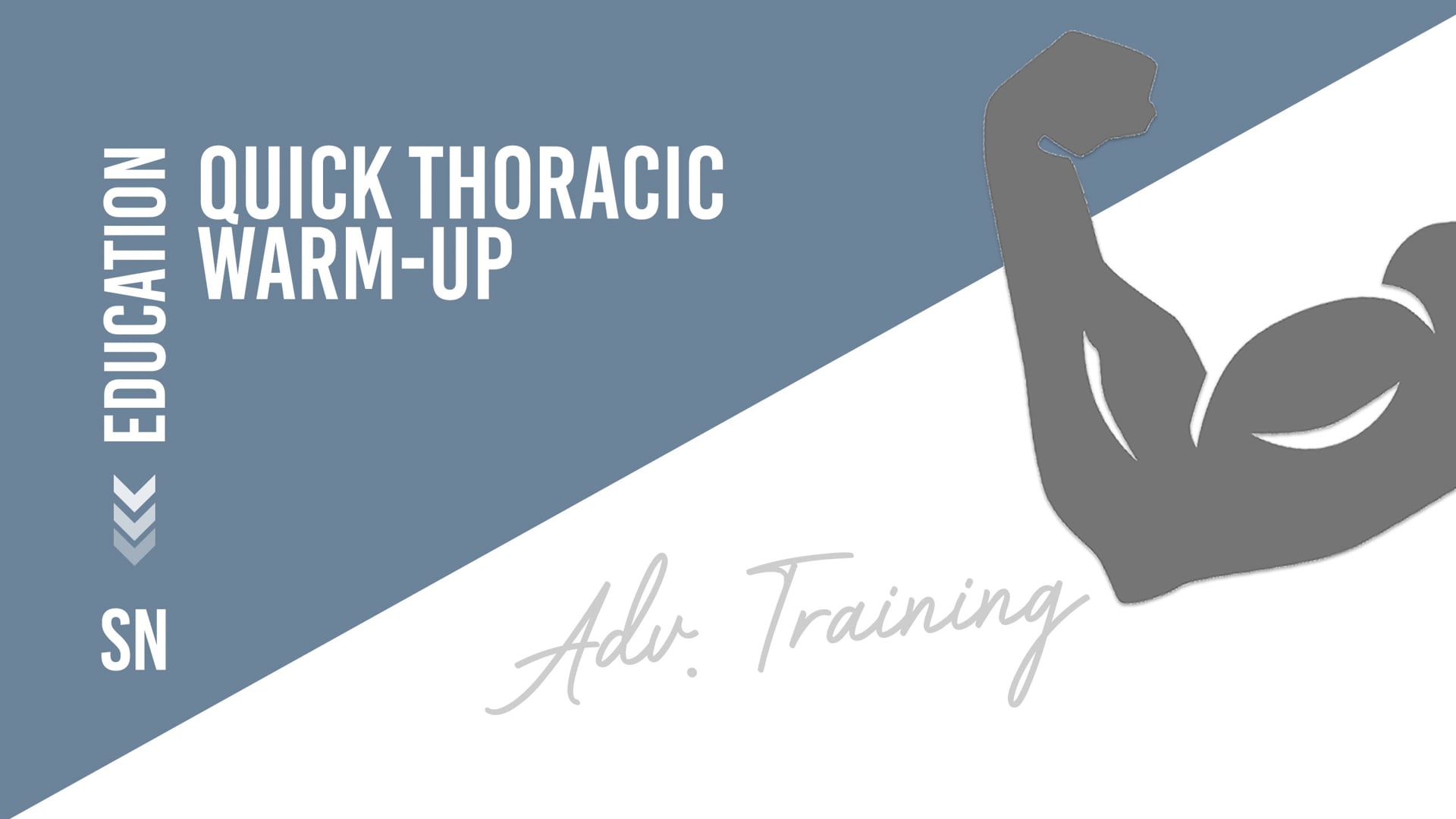 Quick Thoracic Warm-Up