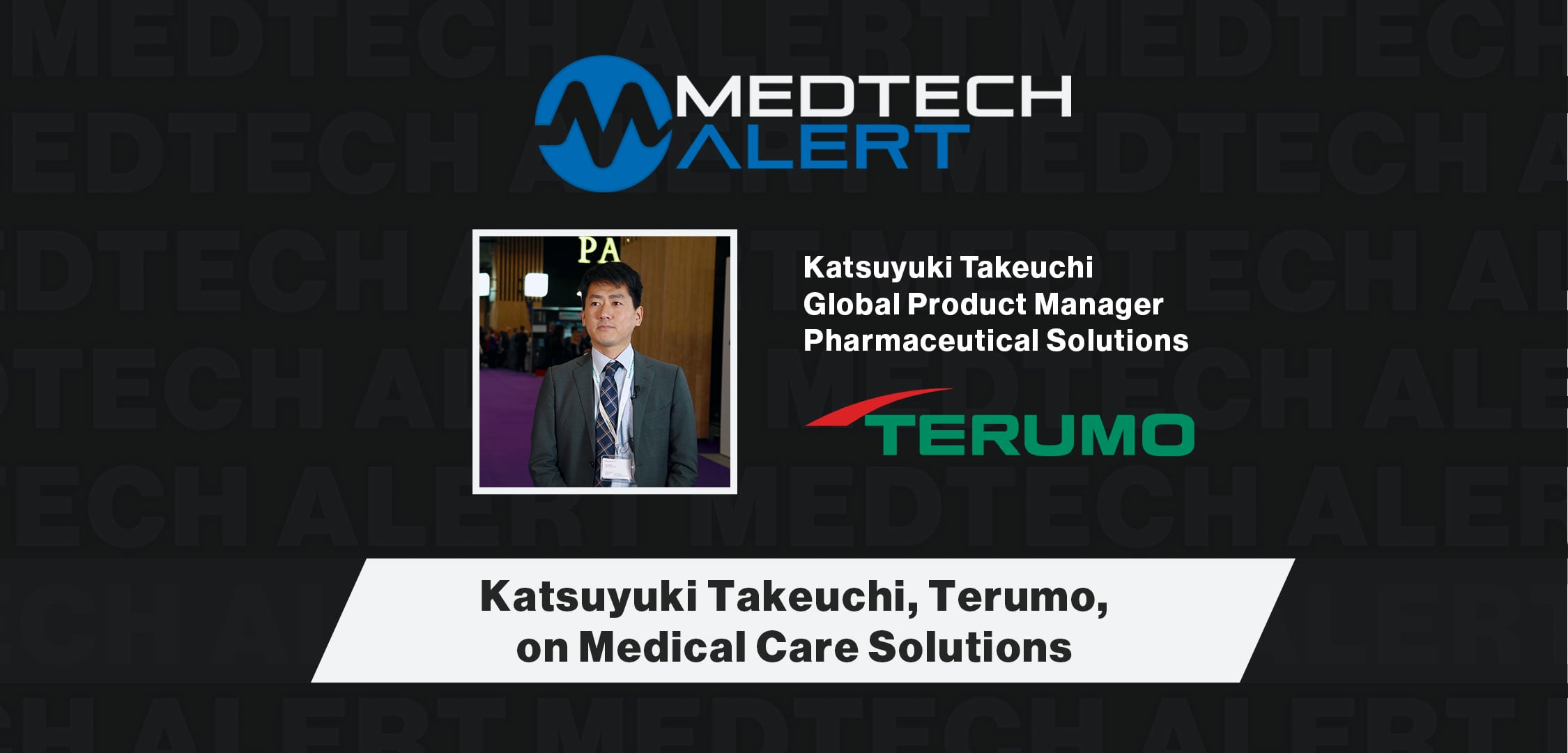 Katsuyuki Takeuchi, Terumo, on Medical Care Solutions on Vimeo