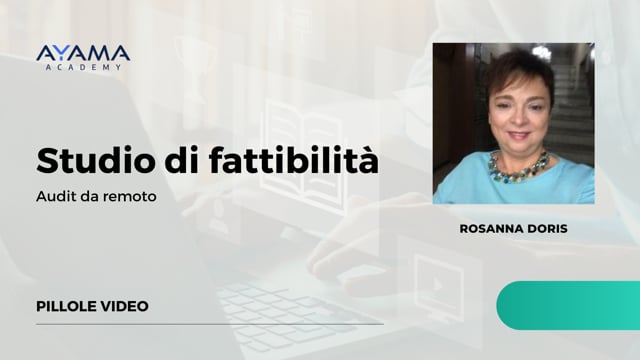 Studio di fattibilità - Audit da remoto