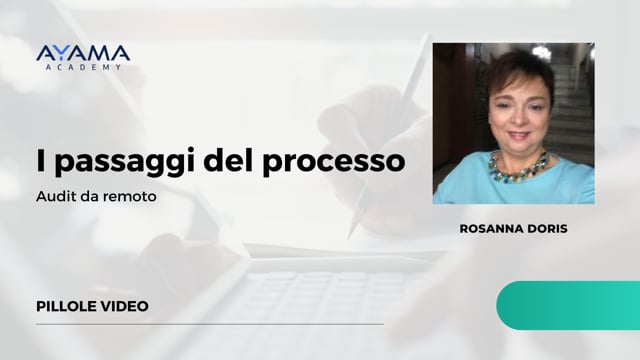 I passaggi del processo - Audit da remoto