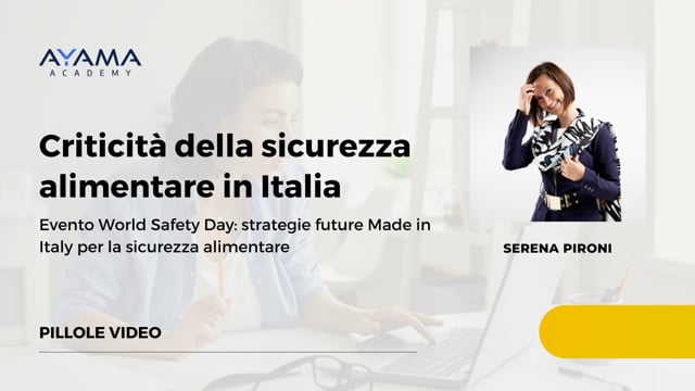 Criticità della sicurezza alimentare in Italia