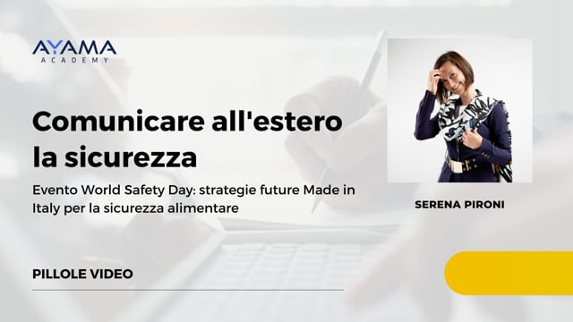 Comunicare all'estero la sicurezza