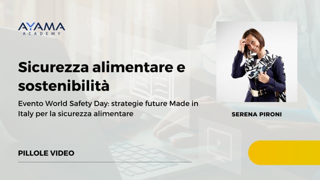 Sicurezza alimentare e sostenibilità