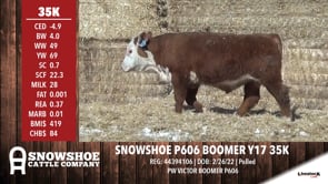 Lot #35K - SNOWSHOE P606 BOOMER Y17 35K