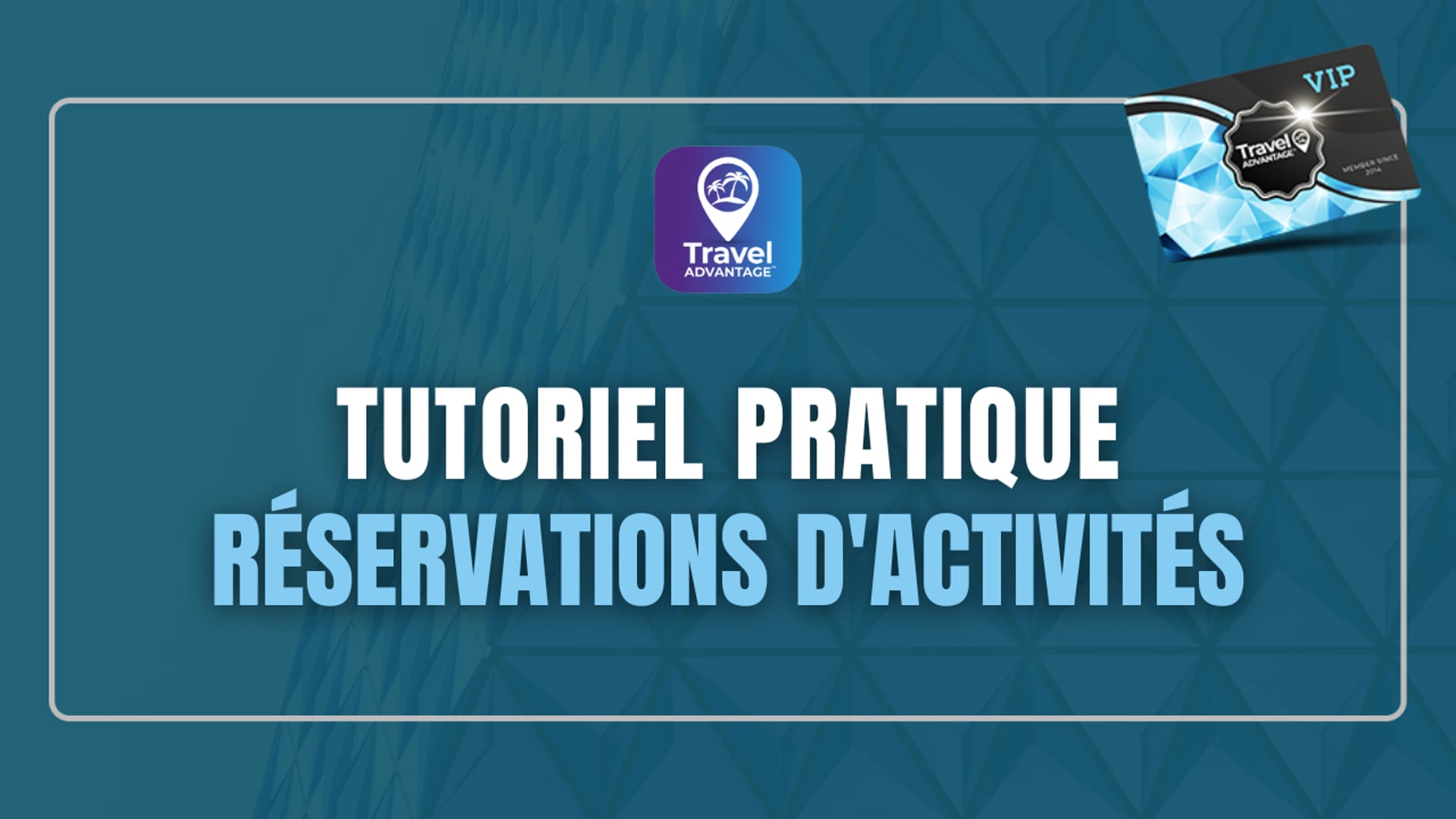 RÉSERVATIONS D'ACTIVITÉS