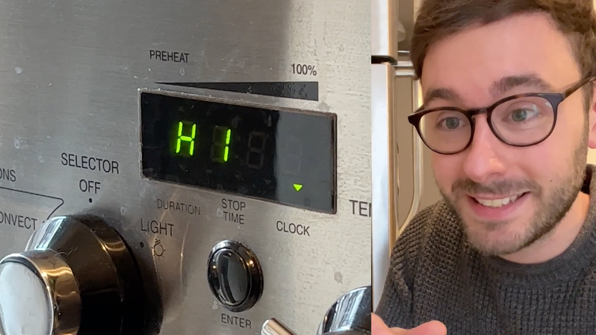 talking to my oven