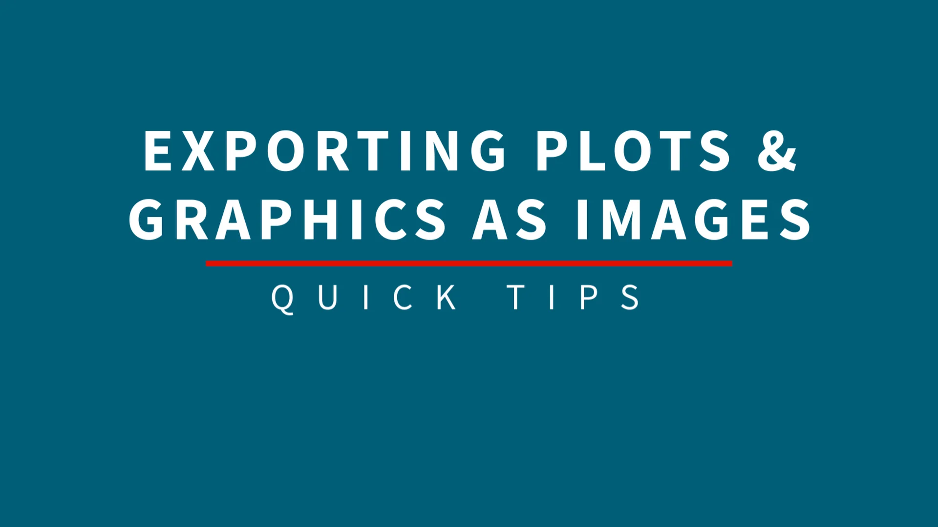 Watch Exporting Plots & Graphics As Images Online | Vimeo On Demand on ...