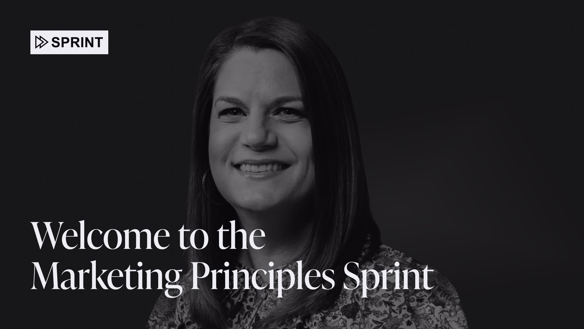Welcome to the Marketing Principles Sprint
