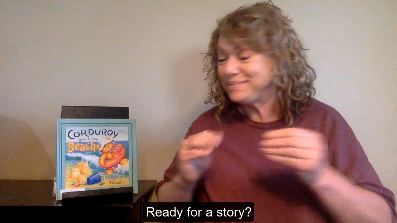 "Corduroy Goes to the Beach" (ASL)