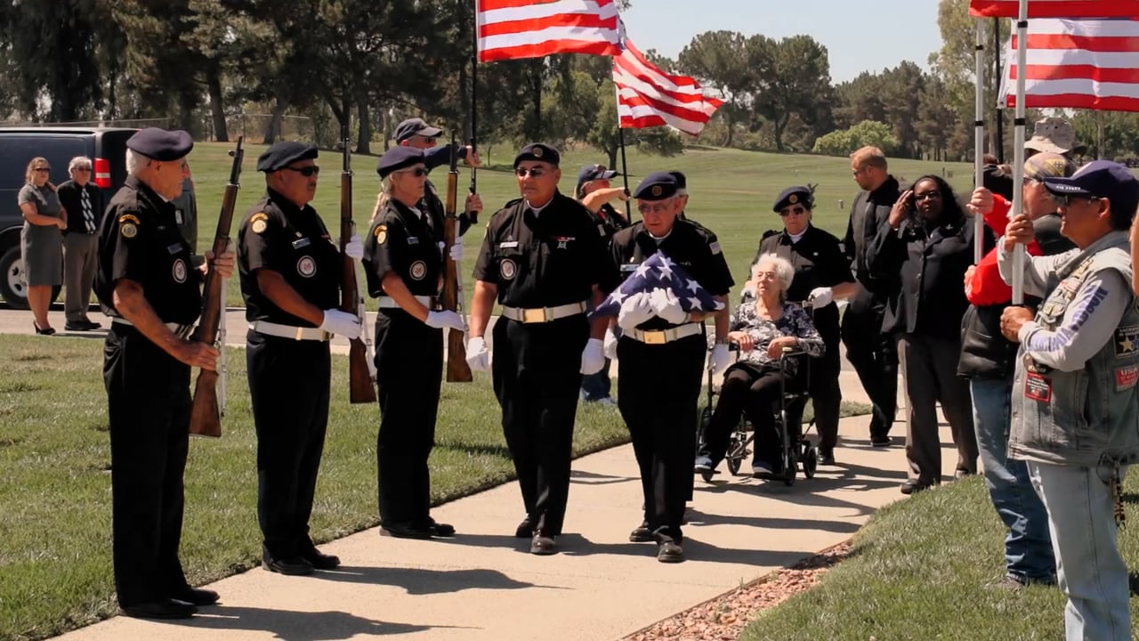 Dominic Barilone Military Honors Funeral at Riverside National Cemetery