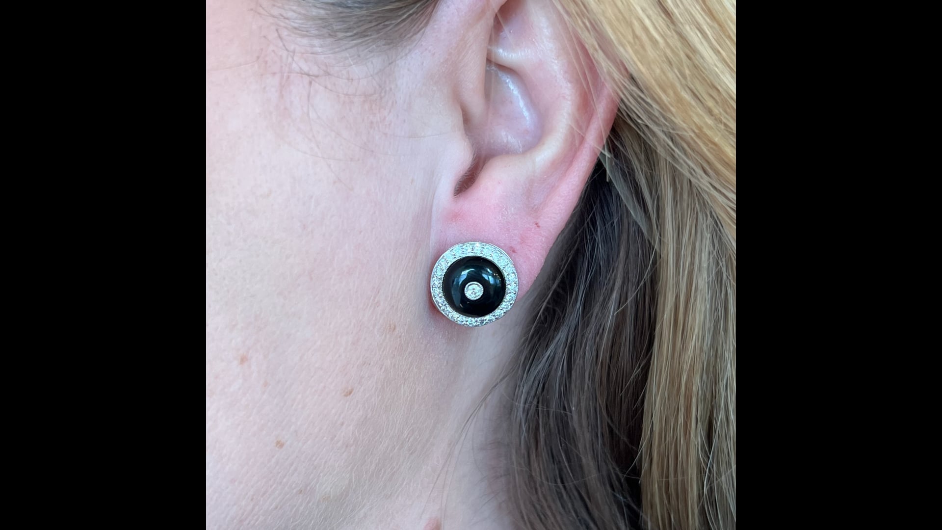 ■VINTAGE HOLLYWOOD■ Space Stone Ring Earrings VH249OEA008M Halley's Comet earrings in sterling silver or gold | Arcana