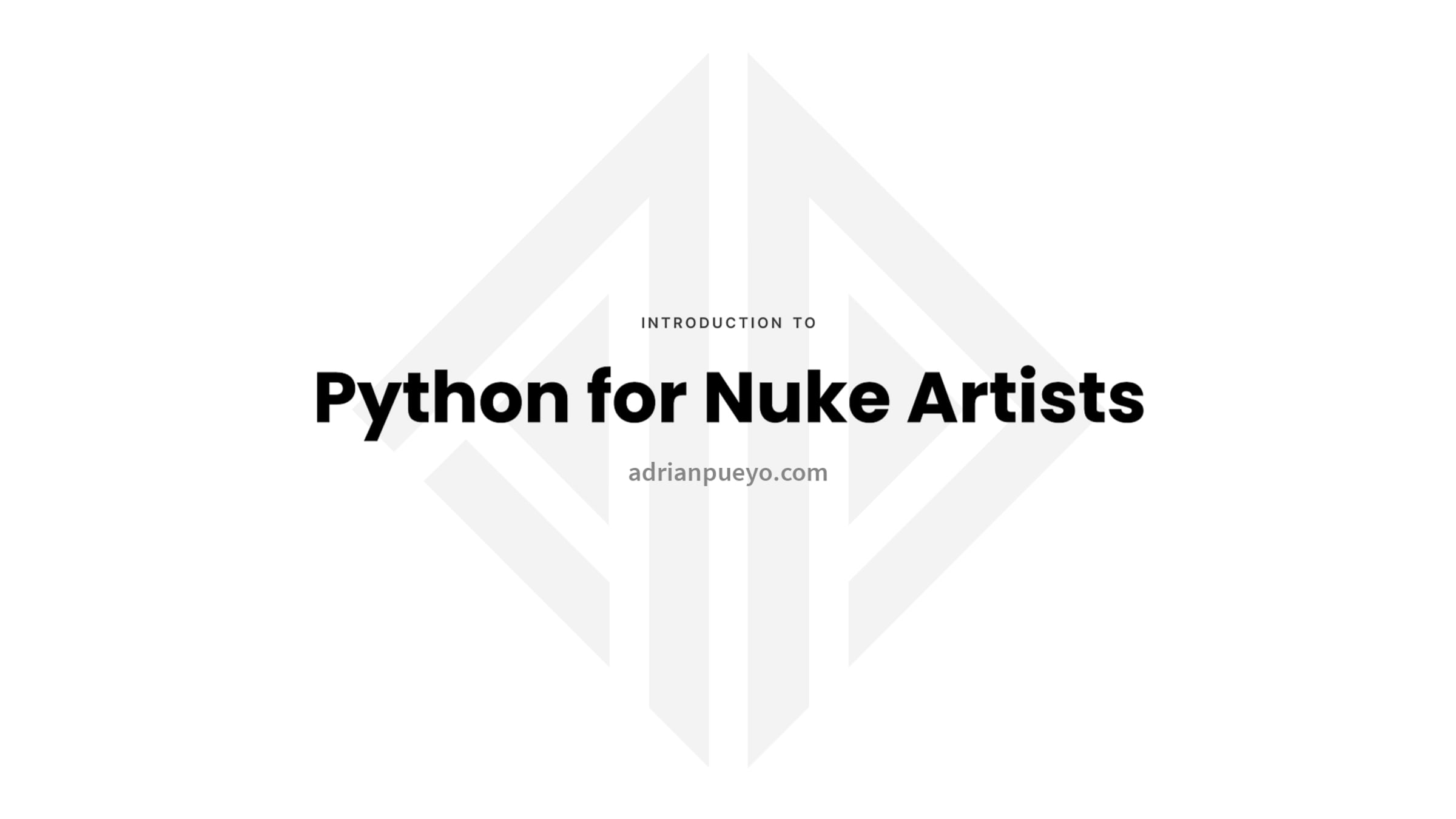 Python for Nuke Artists - Course Presentation | Videos & Movies on Vimeo