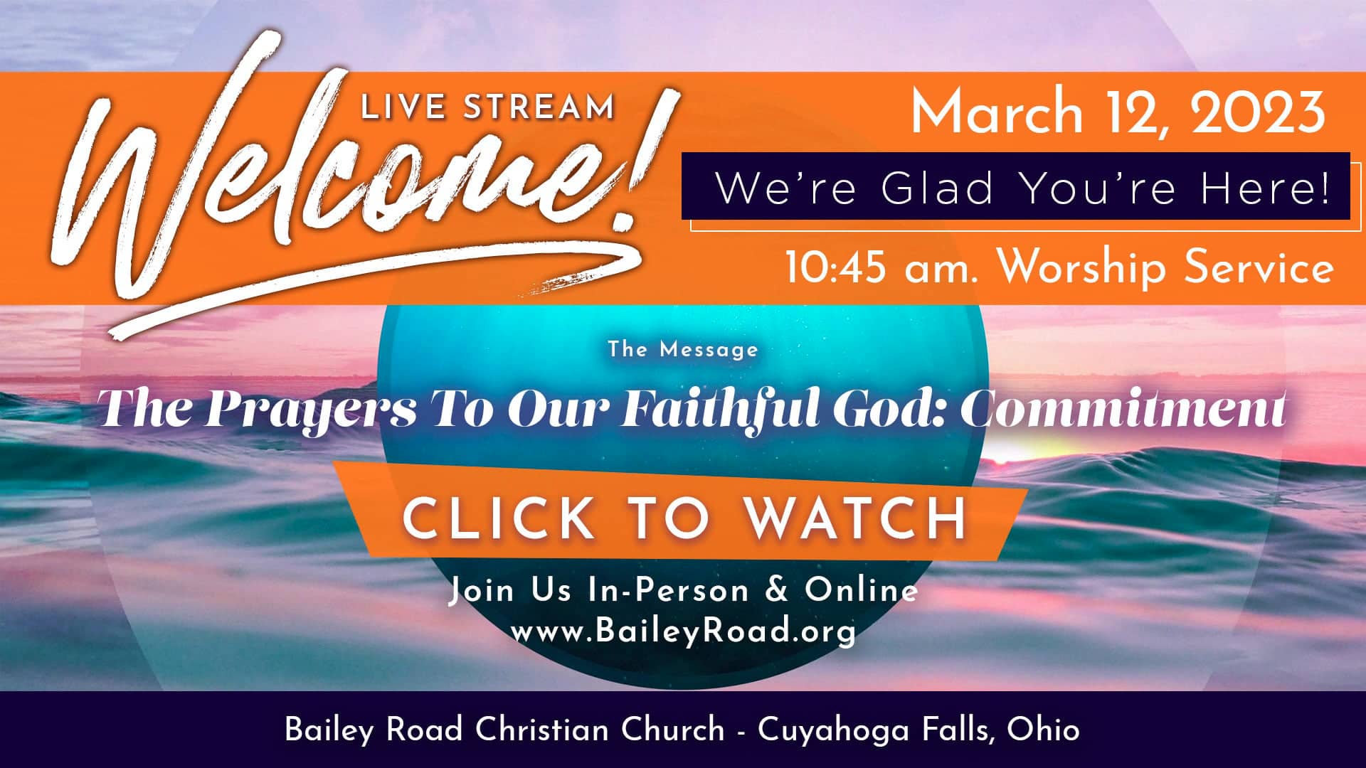 Bailey Road Christian Sunday LIVE STREAM 3/12/23 1040am on Vimeo
