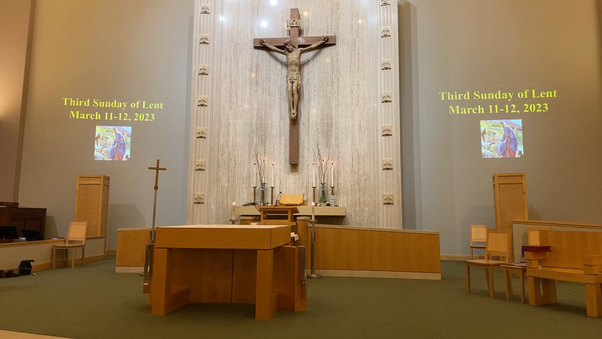 Saint Charles Parish Sunday Masses - 3-12-23 8:30 Mass On Vimeo