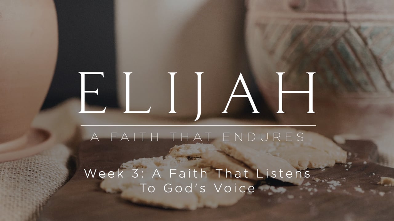 A Faith that Endures: A Faith that Listens to God's Voice