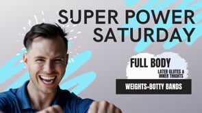 No Music Super Power Saturday Lat glute and Inner thigh (weights+booty bands) 31123.mp4