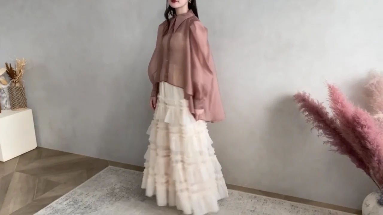 tulle long skirt | Acka.| エーシーケーエー|公式オンライン tulle long skirt | Acka.| エーシーケーエー|公式オンライン