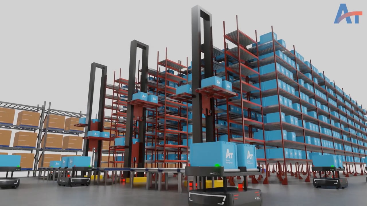 Addverb warehouse automation 3D animated video by MyPromoVideos