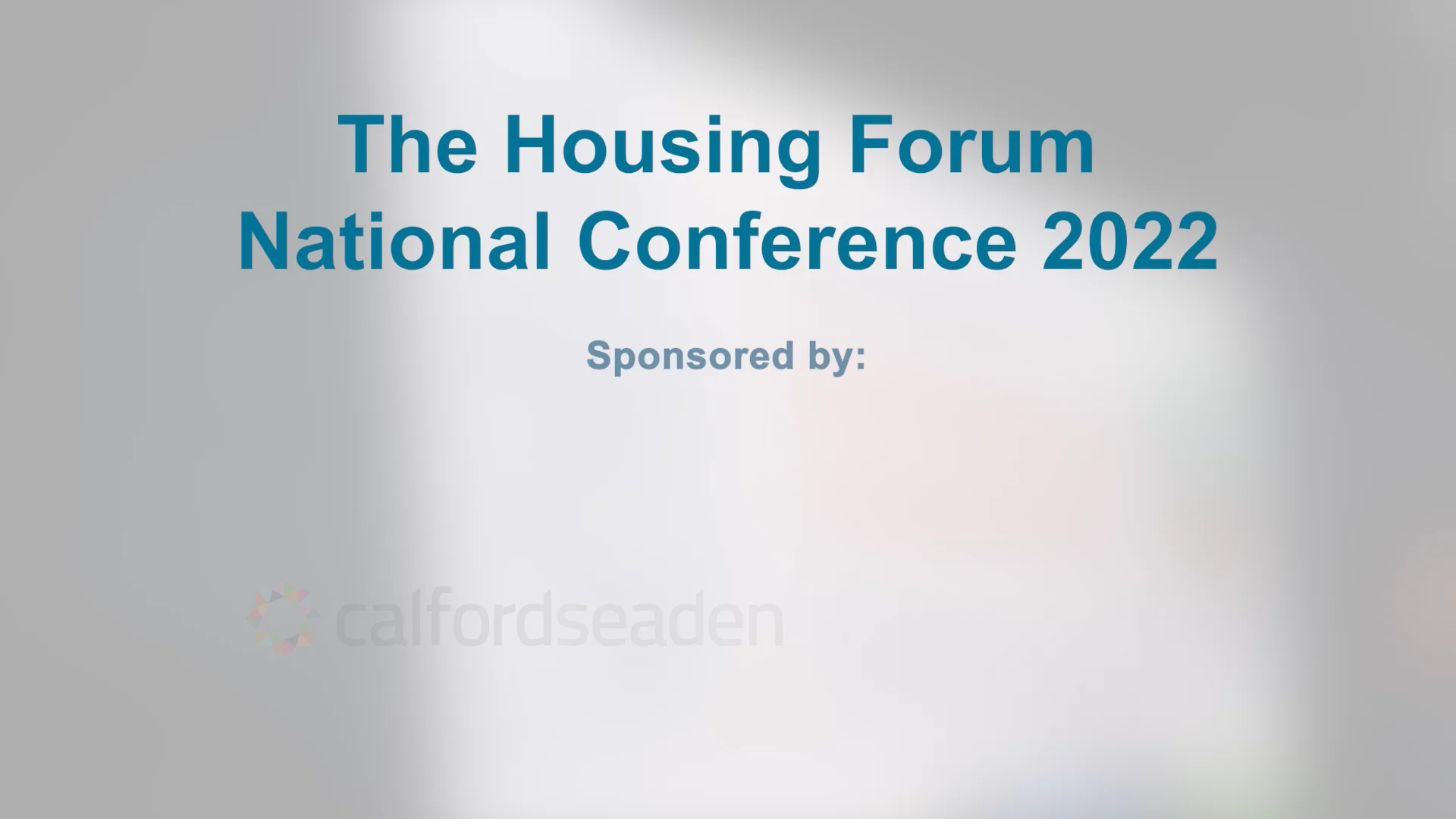 The Housing Forum 2022 National Conference Highlights video on Vimeo