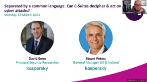 Monday 13 March 2023 - Separated by a common language: Can C-Suites decipher & act on cyber attacks?