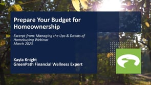 Prepare Your Budget for Homeownership