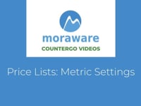 Use Metric Settings And Price Lists