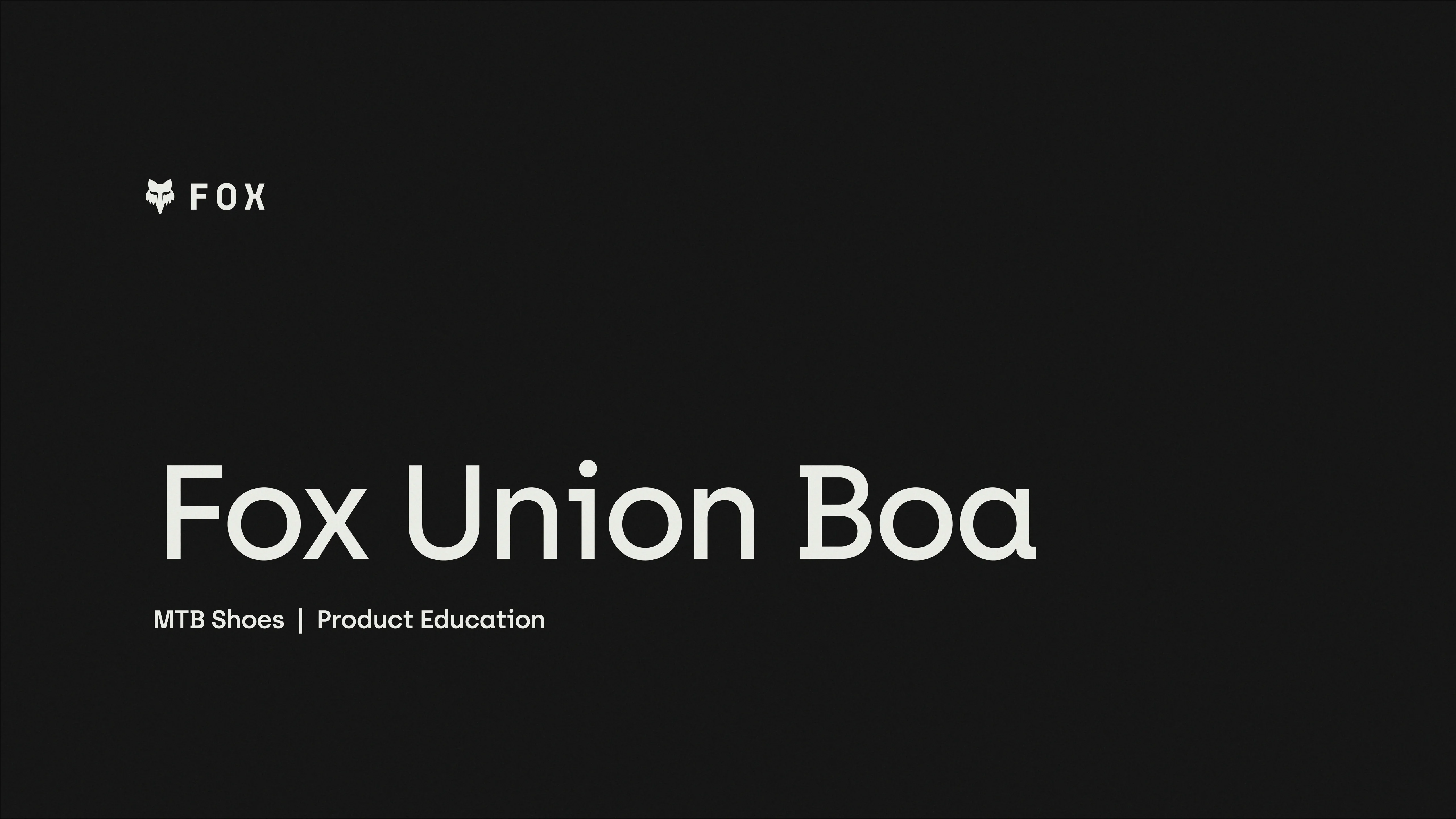 Fox Union BOA® Clipless Shoes Fox Union BOA® Clipless Shoes