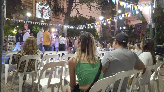 Sitting in the audience