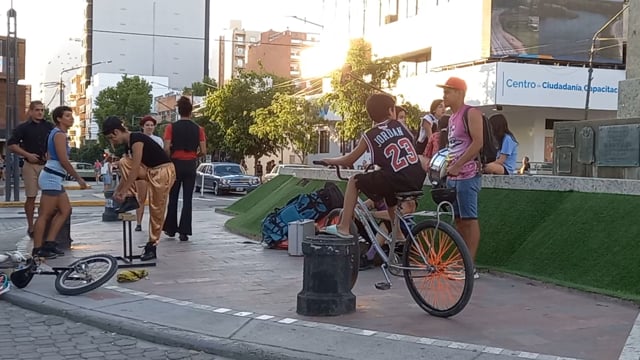 Hanging out on the street