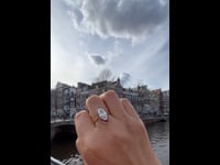 Diamond Ruby 18k Marquise-Shape Ring 14110-0721