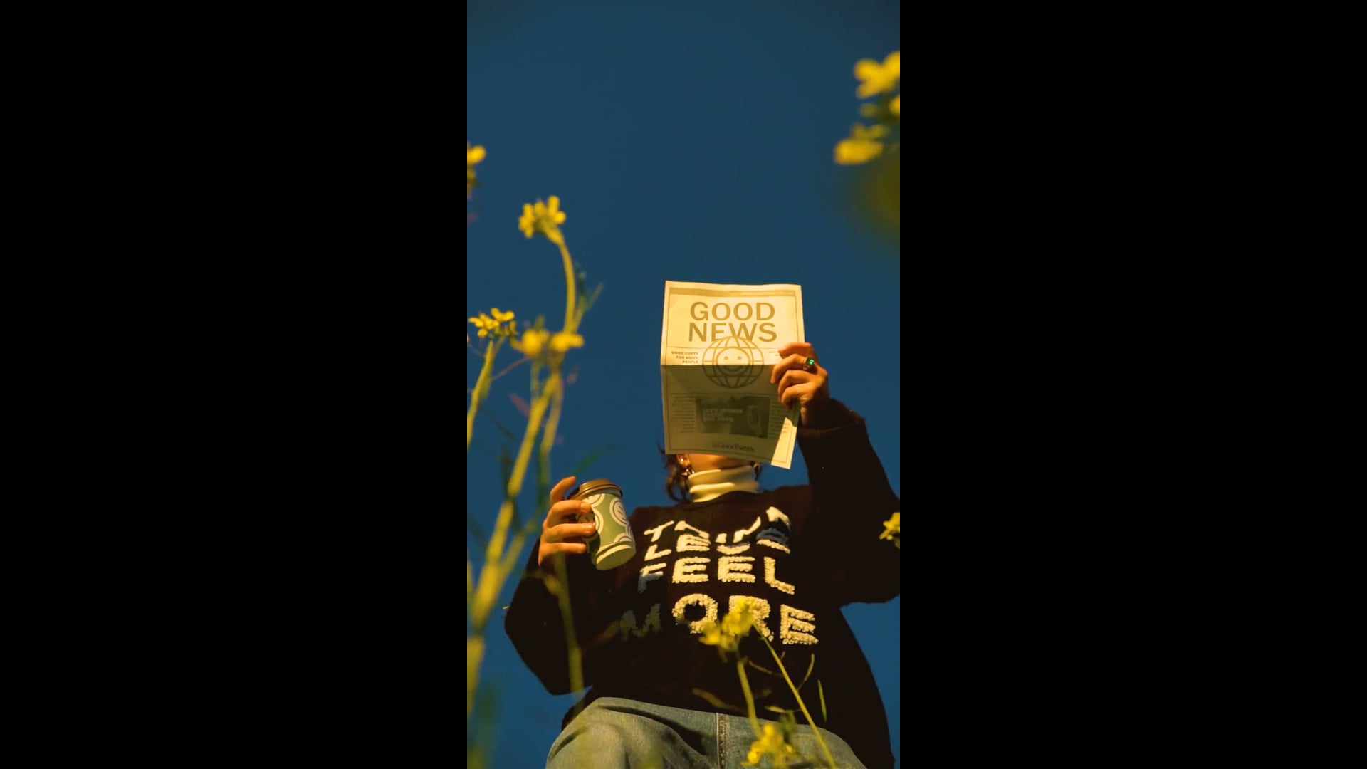 "Think Less, Feel More" GOODNEWSCOFFE