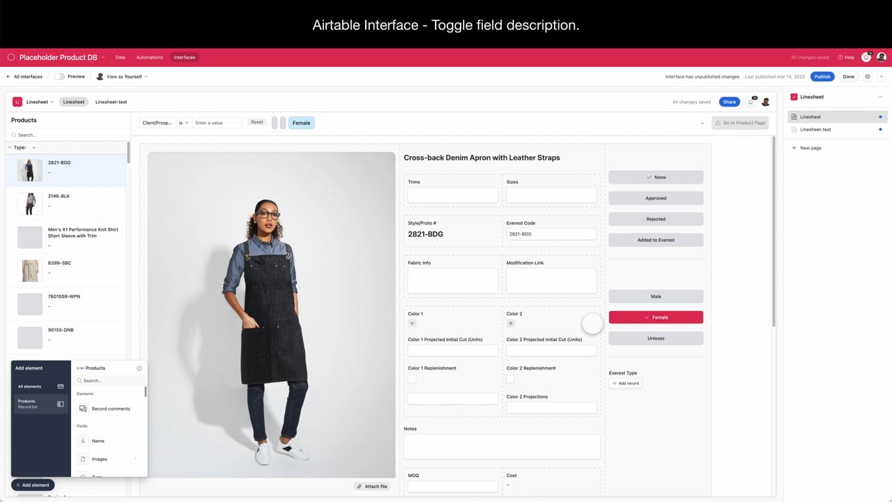 Add field descriptions in Interface Designer Airtable Community
