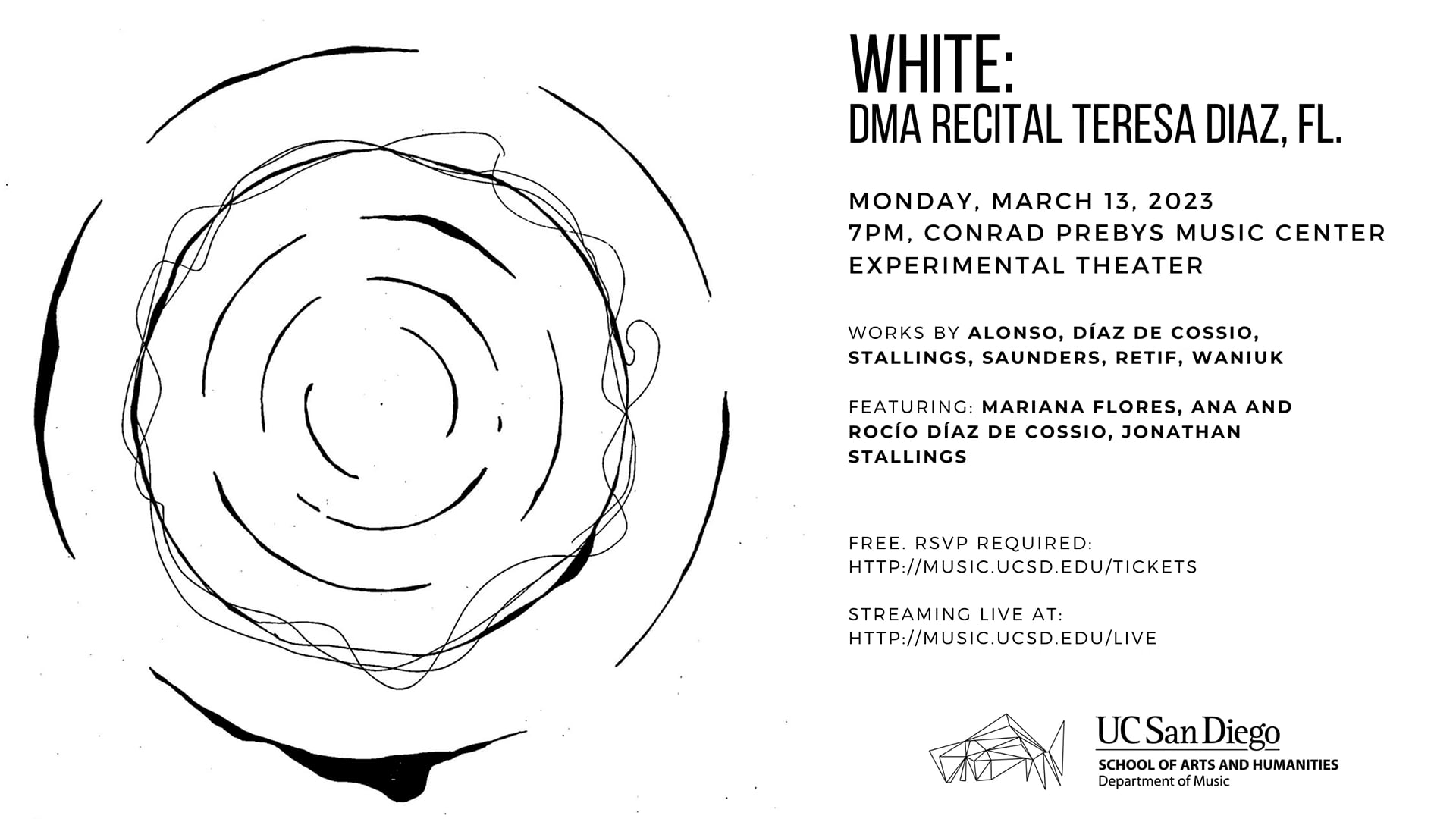 Teresa Diaz de Cossio, flute - DMA Recital - March 13, 2023