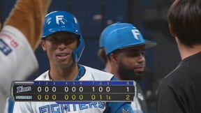 【9回裏】新本拠地エスコンフィールド初勝利は劇的サヨナラ勝利!! 最後は新加入ファイターズ・江越大賀のタイムリーヒット!!  2023年3月15日 北海道日本ハムファイターズ 対 埼玉西武ライオンズ