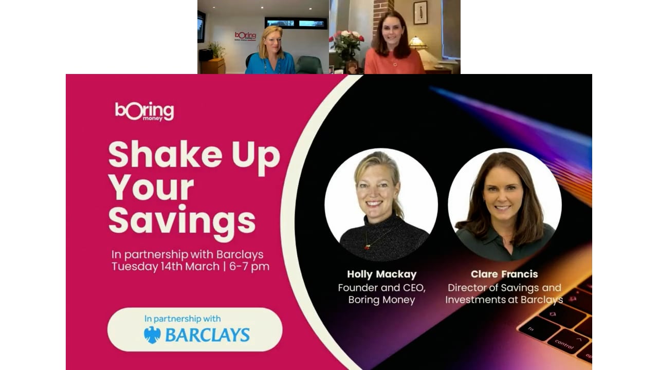 Shake Up Your Savings - Free Webinar