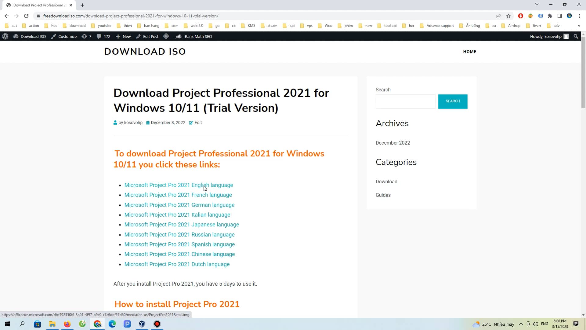 Download Project Professional 2021 Trial Version on Vimeo