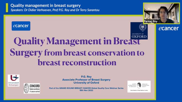 Quality management in breast surgery on Vimeo