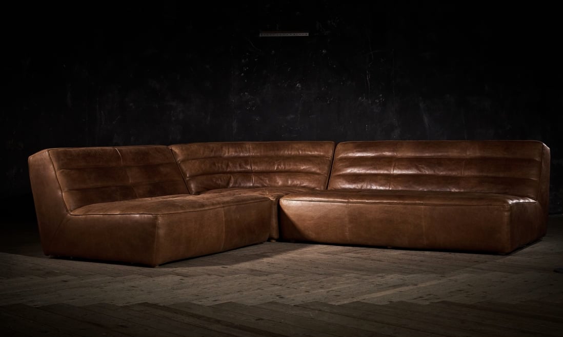 Soft leather deals sectionals