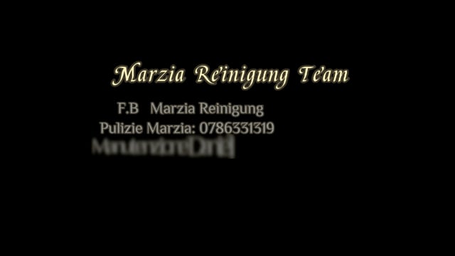 Marzia Reinigung Team - Pulizie e Manutenzioni Generali – Cliquez pour ouvrir la vidéo