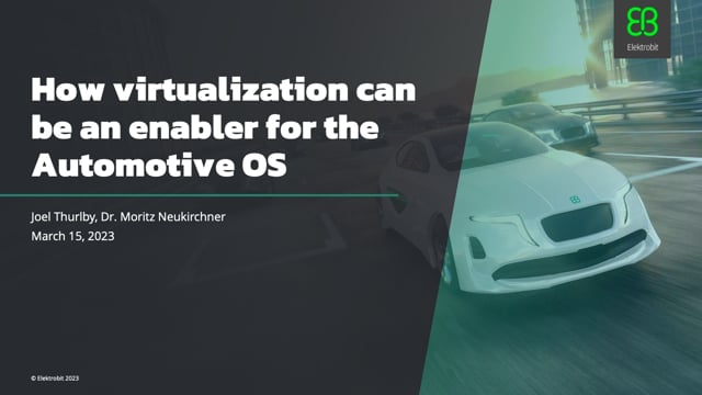 How virtualization can be an automotive OS enabler