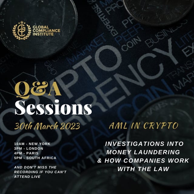 Q&A Sessions - AML IN CRYPTO