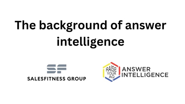 Thumbnail for '5. The background of answer intelligence' video