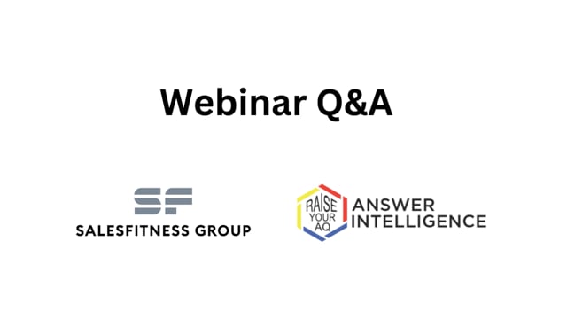 Thumbnail for '13. AQ &#8211; Answer Intelligence webinar Q&#038;A' video