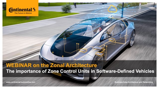 The importance of zone control units in software-defined vehicles