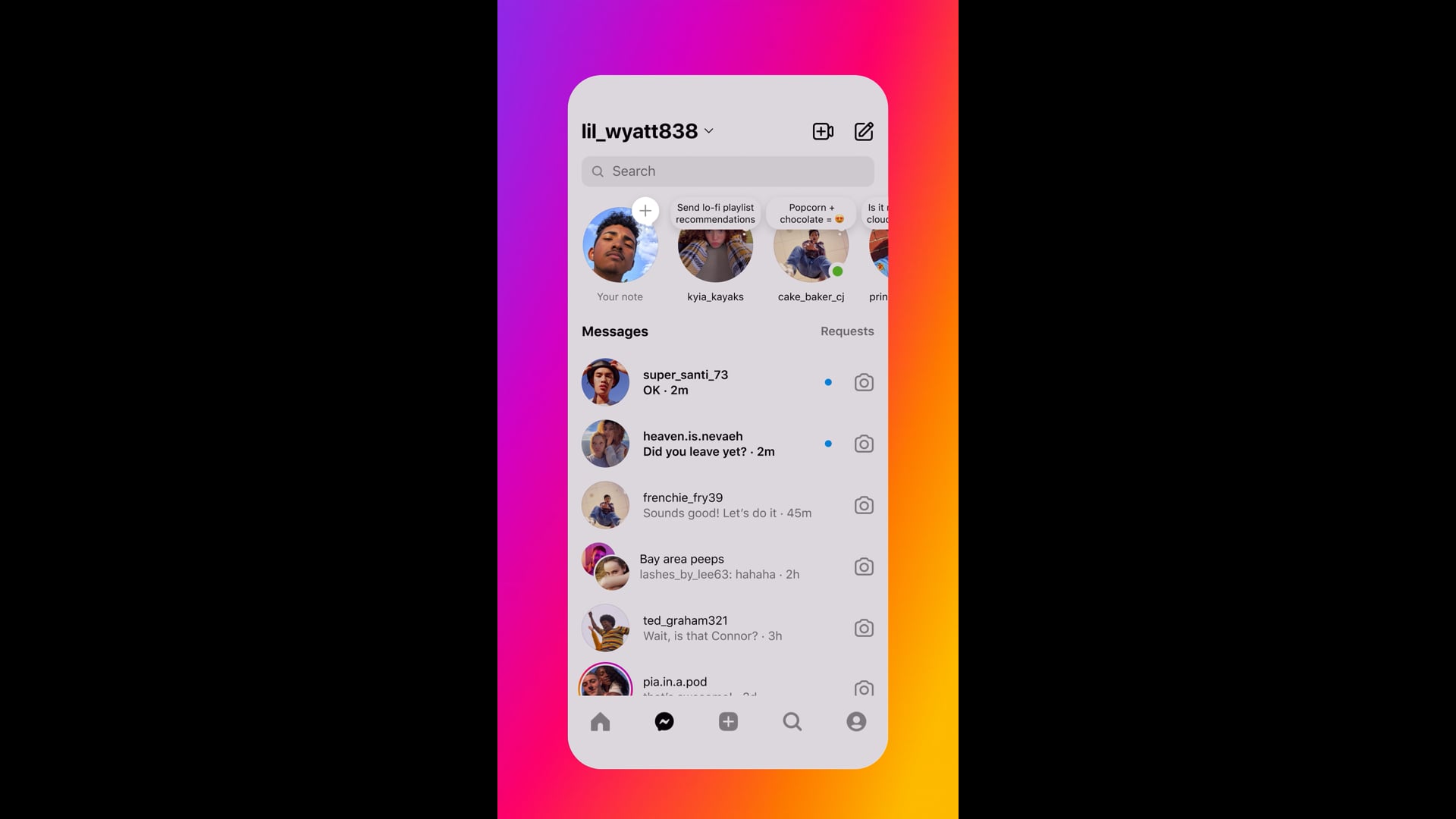 Instagram Notes