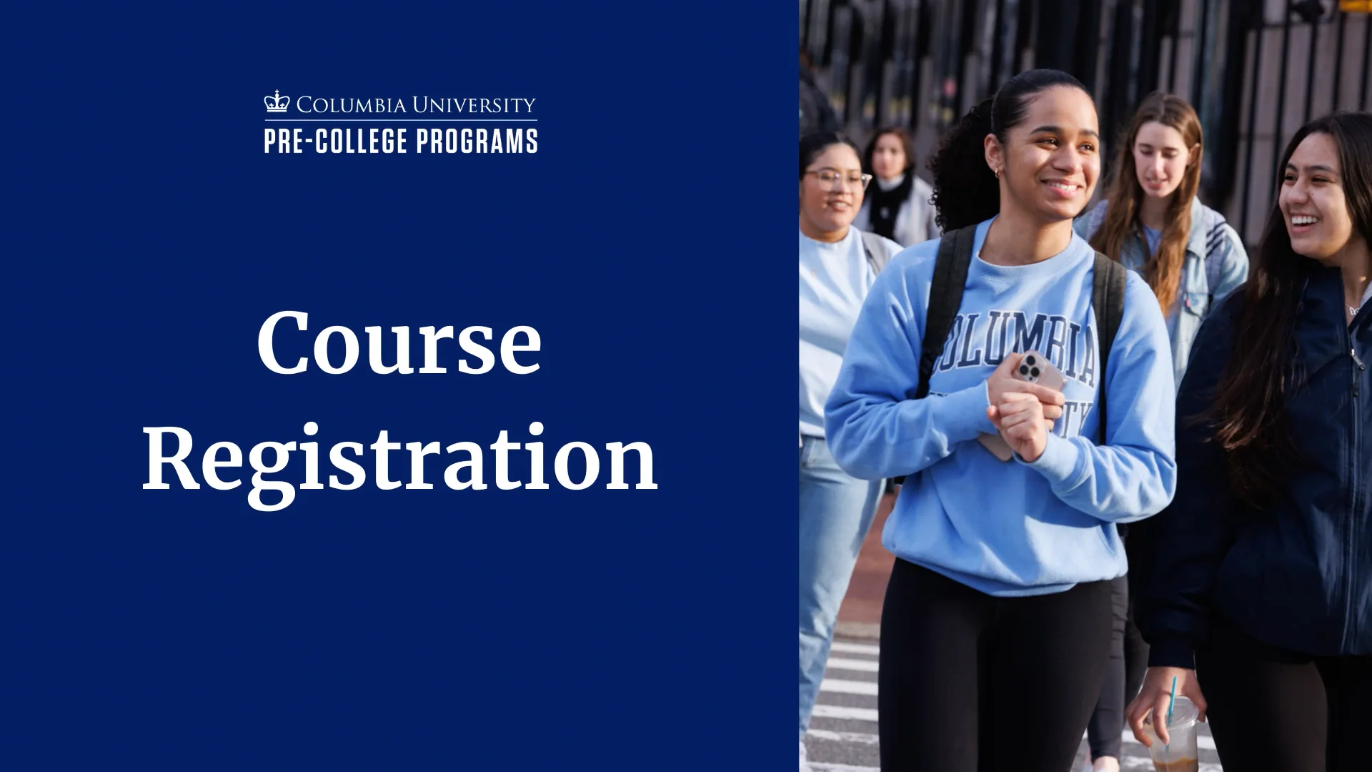 How to Register for Classes, Columbia Video Network