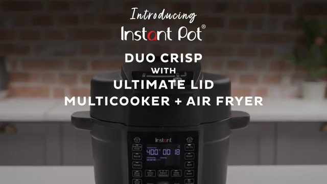 Instant Pot Duo Crisp with Ultimate Lid Multi-Cooker + Air Fryer