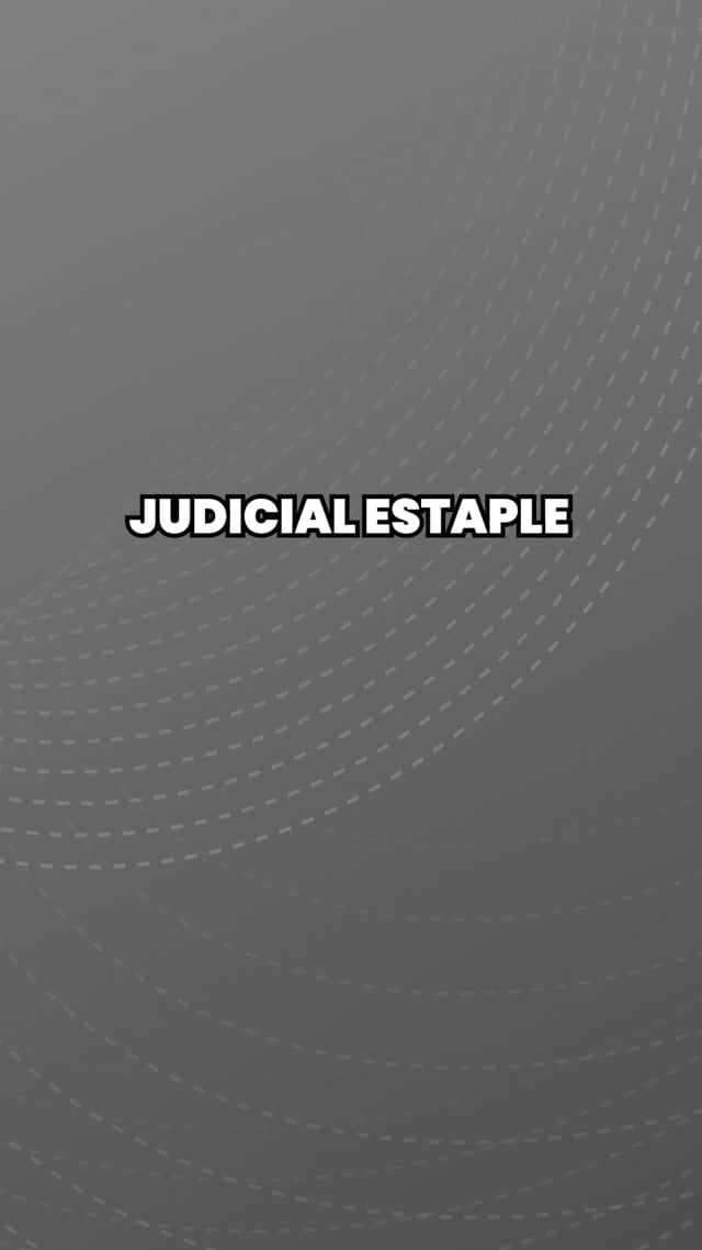 Judicial Estaple